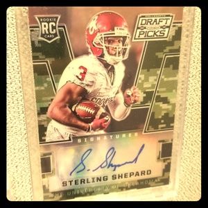 Panini Prizm Sterling Shepard auto Rookie card